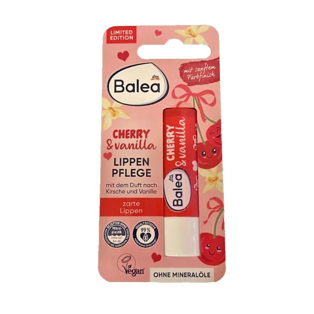 Balea lip balm/ chapstick CHERRY & VANILLA
